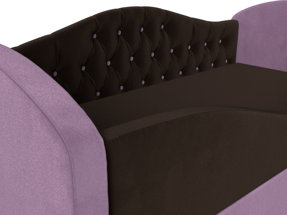 Кровати одноярусные, Детская кровать Сказка Люкс, микровельвет