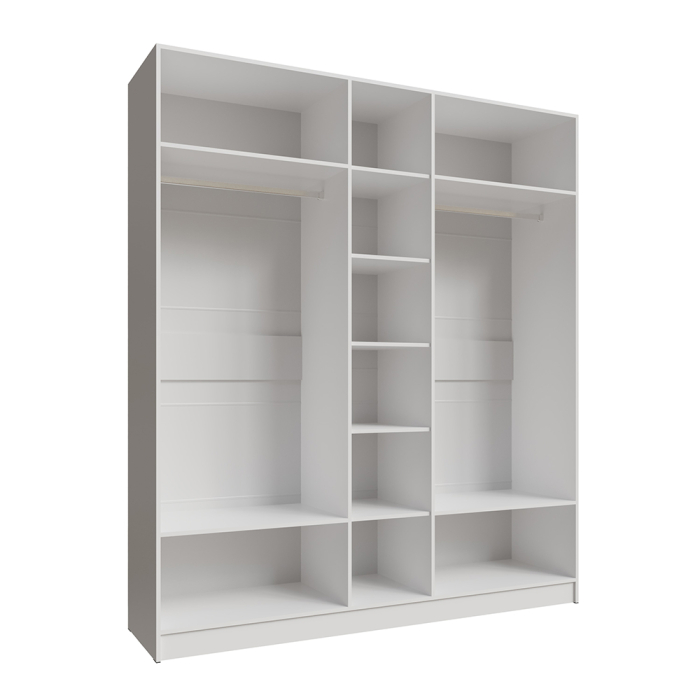 Шкафы распашные, Распашной шкаф с зеркалом Мадрид 2.0