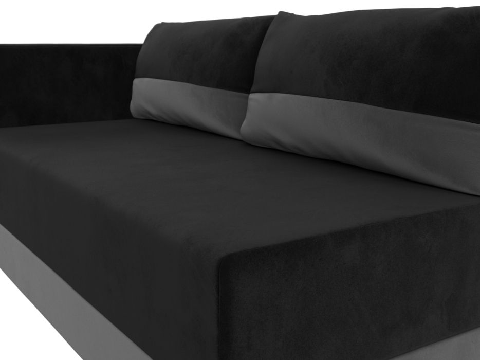 Кушетка диван, Кушетка Никас левая, велюр