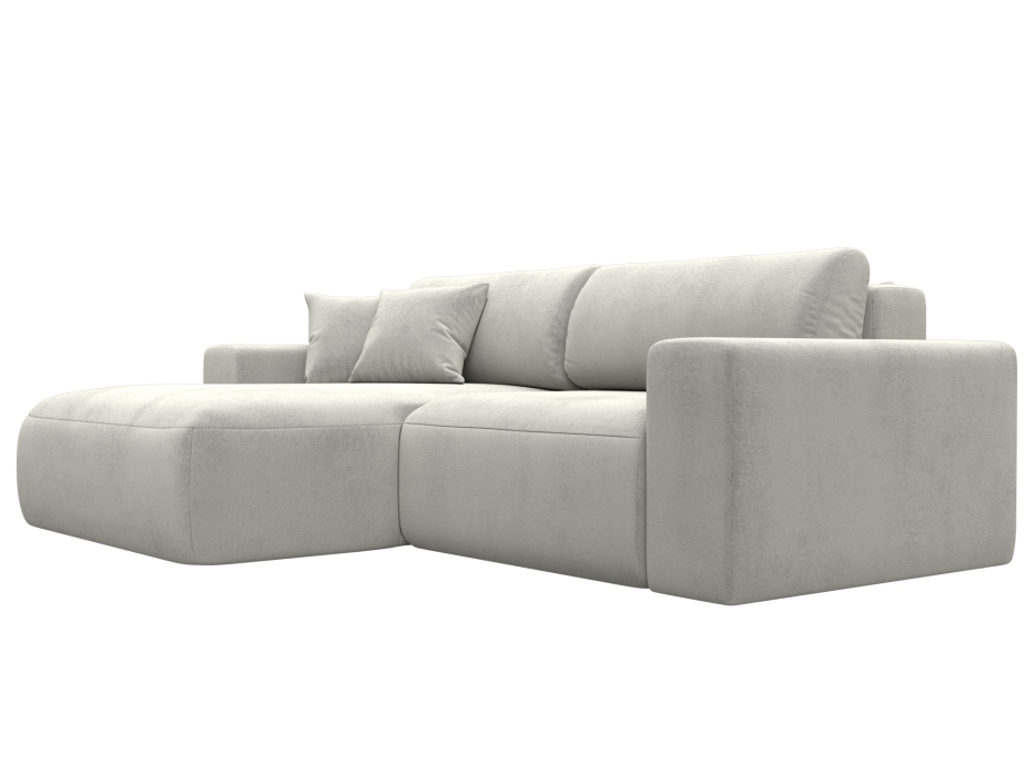 Диваны угловые в гостиную, Диван угловой Лига-036 НПБ Классик левый угол, велюр TOWER