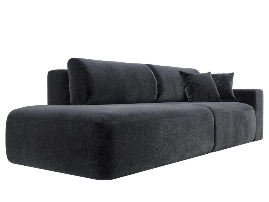 Диваны еврокнижки, Диван прямой Лига-036 НПБ Модерн подлокотник справа, велюр TOWER