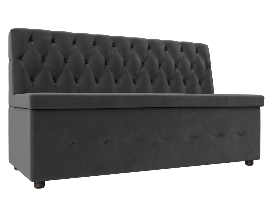 Диваны прямые кухонные, Кухонный прямой диван Вента, велюр