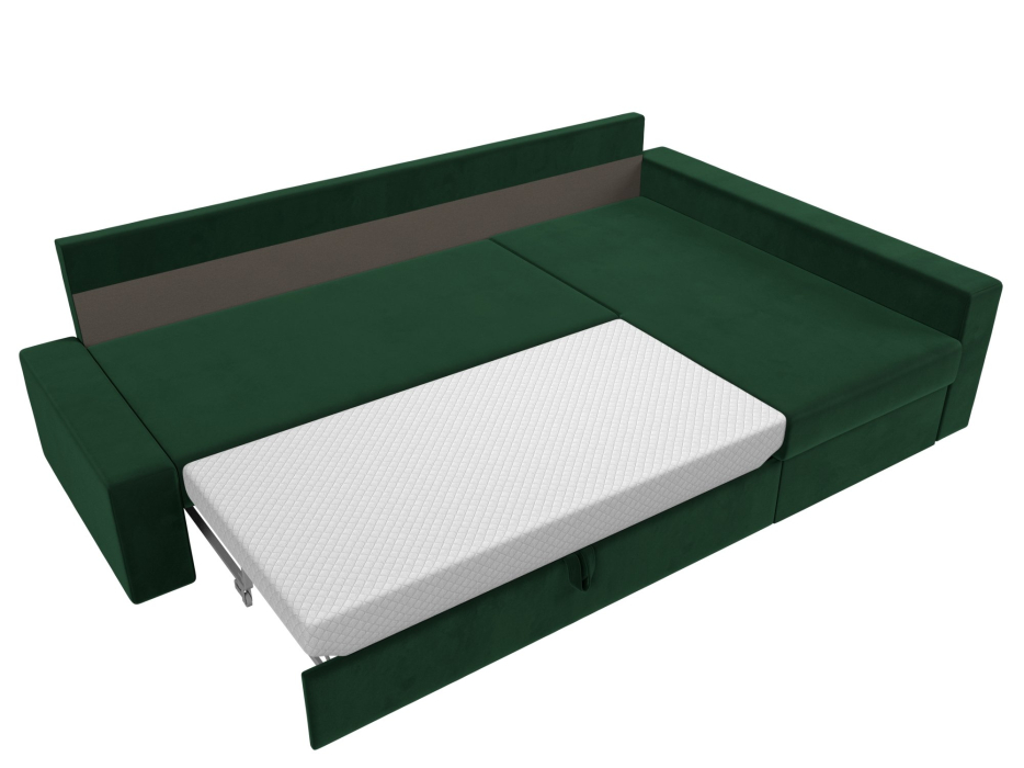 Диваны угловые в гостиную, Угловой диван Версаль, велюр, правый угол