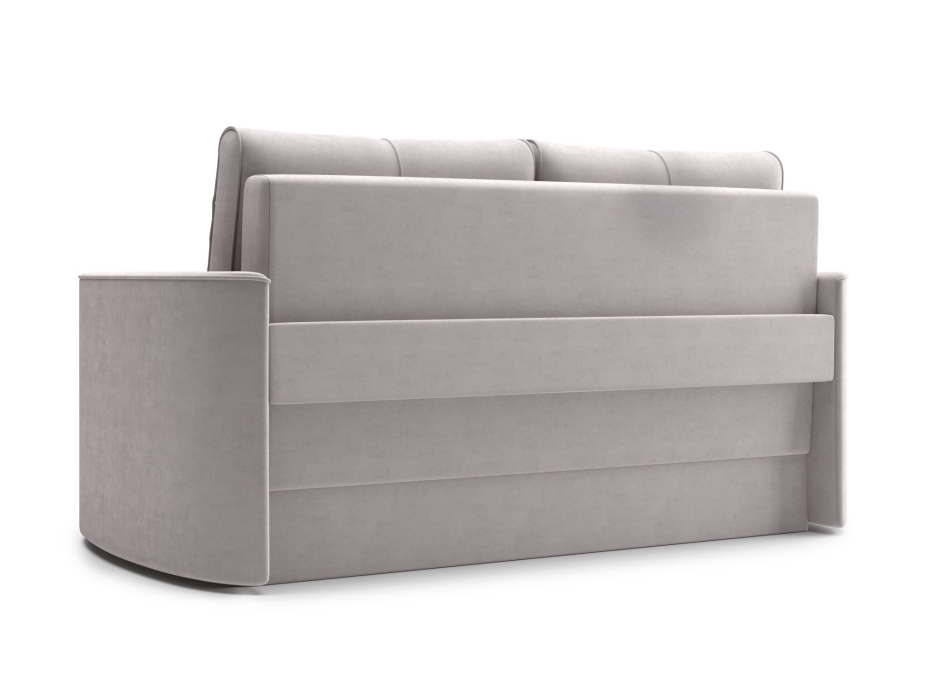 Диваны еврокнижки, Диван прямой Амми двухместный, Трехсекционная еврокнижка, велюр