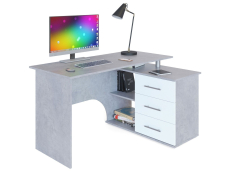 Угловые компьютерные столы, Компьютерный стол КСТ-09 Правый
