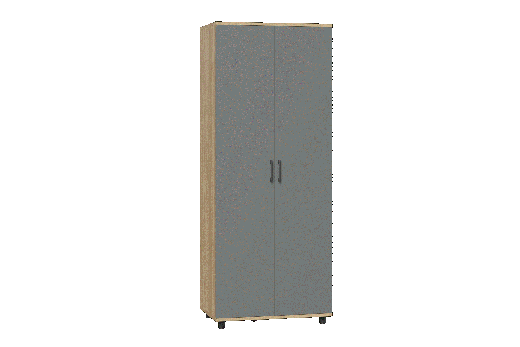 Шкафы двухстворчатые, Модульная система Грейс Шкаф ШК-5008  Гикори Джексон Светлый