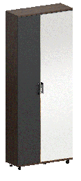 Модульная система Грейс Шкаф ШК-5033  Гикори Джексон Темный