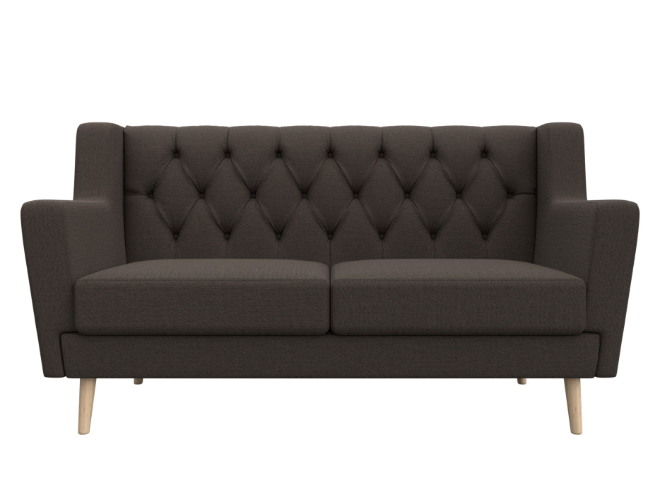 Диваны прямые кухонные, Диван кухонный прямой Брайтон 2 Люкс, рогожка Амур