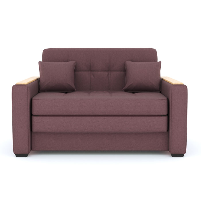 Диваны с ящиком для белья, Диван- кровать Этро Вуд, рогожка, 100