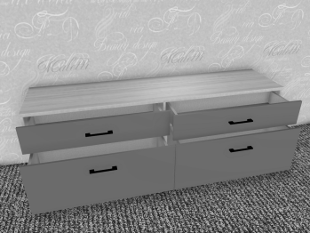 Модульная система Грейс Тумба ТБ-5028  Серый Кашемир