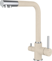 Смесители, Смеситель GranFest для кухни Г-обр с краном питьевой воды