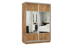 Шкафы-купе, Шкаф-купе Премьер Лайт 10 (05;05) двухдверный