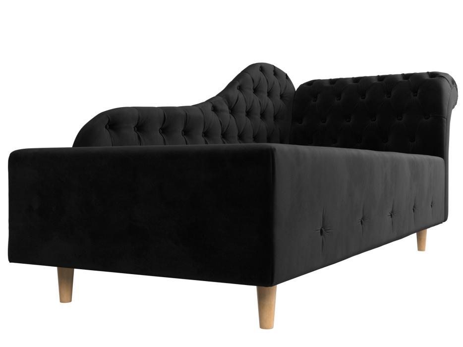 Кушетка диван, Кушетка Камерон правая, велюр 