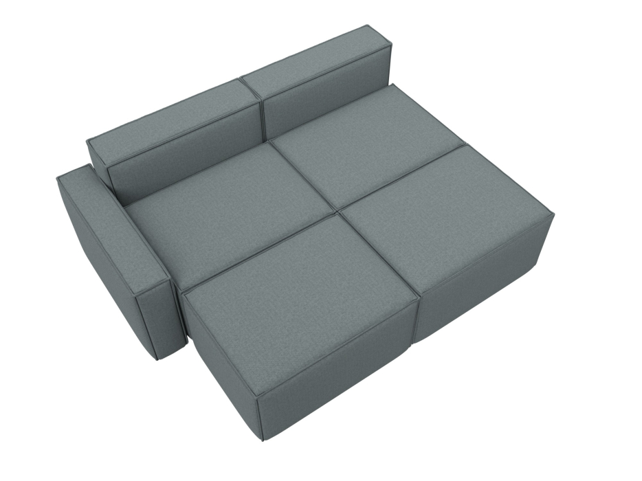 Диваны угловые в гостиную, Диван угловой модульный Лига-063 угол левый, рогожка Амур