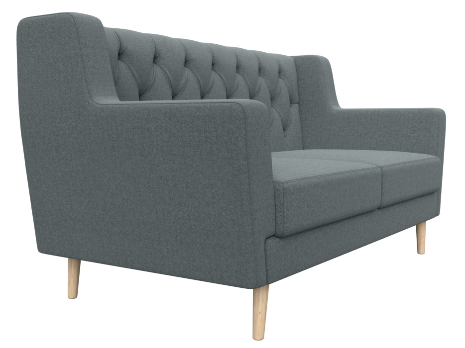 Диваны прямые кухонные, Диван кухонный прямой Брайтон 2 Люкс, рогожка Амур