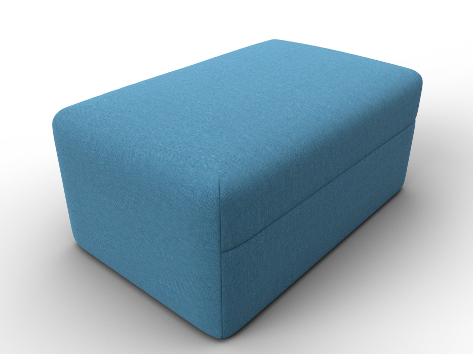 Пуф в прихожую, Модуль пуф Лига-060 НПБ, рогожка Амур