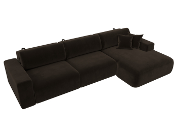 Диван угловой Лига-036 Классик Лонг правый угол, микровельвет