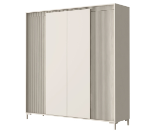 Свейн 479.08 Шкаф 4-х дверный Кашемир серый