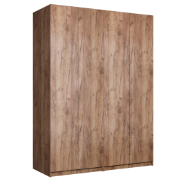 Шкаф распашной Е1 Локер 162х52.5х220 см,с двумя комплектами полок и модулем