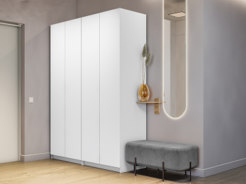 Распашной шкаф Локер 800+800 с полками