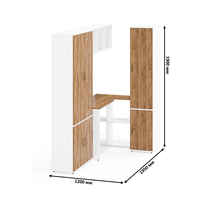 Домашние кабинеты, Место для обучения дома для ребёнка Лидер-8 № 45