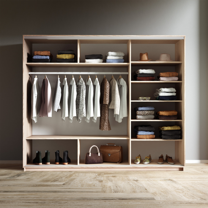 Шкафы-купе 3-х дверные, Шкаф-купе Экспресс 3-х дверный Фотопечать Шелк Стекла 180х60х240