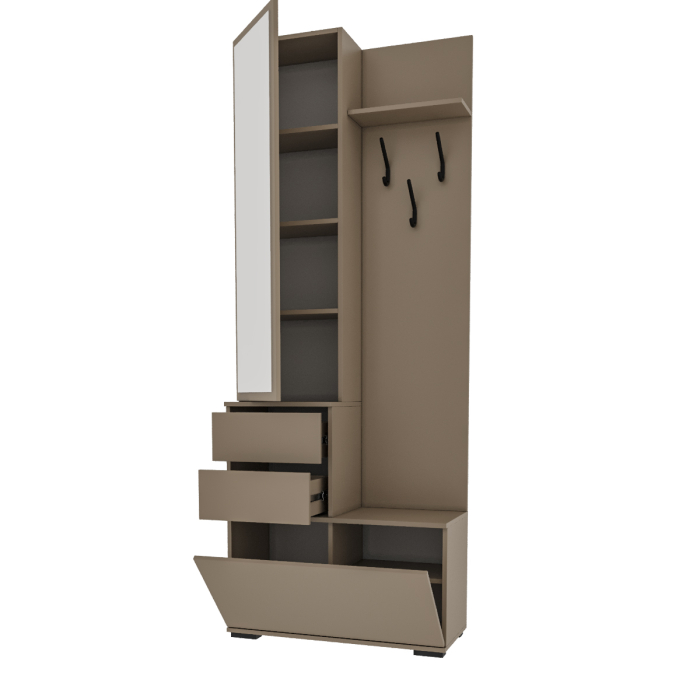 Прихожие, Прихожая Голд Бостон Вешалка В-2