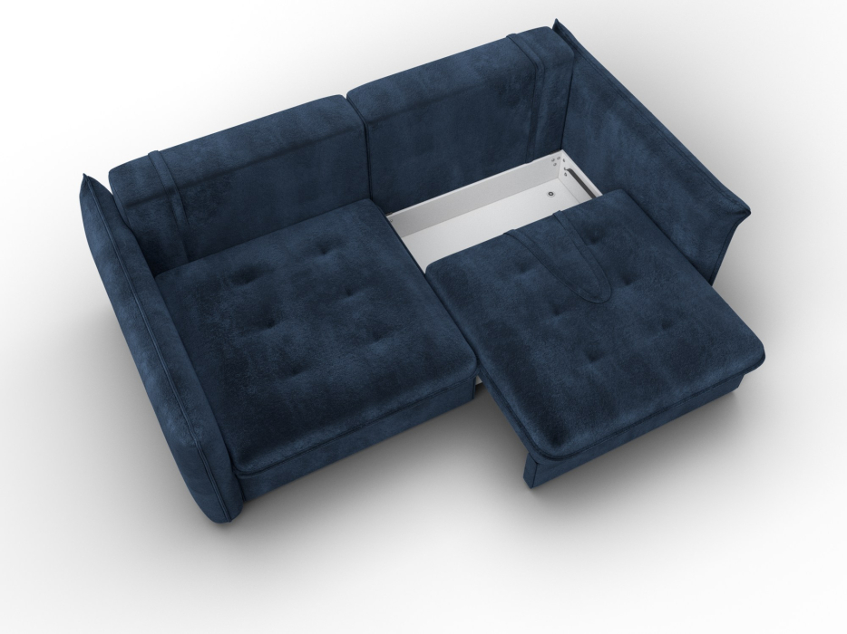 Диваны еврокнижки, Диван прямой Лига-100 НПБ, велюр TOWER