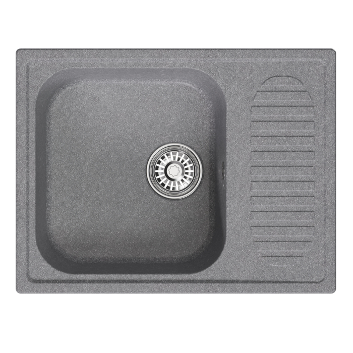 Кухонные мойки, Мойка ML-GM18 с крылом, 640*490*190мм NEW*