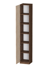 Распашной шкаф Лайф с полками 40*40*240 Дуб экспрессив