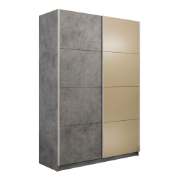 Шкаф-купе Прайм 2-х дверный ДСП/Стекло фисташка/Доводчики 120х57х230