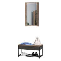 Прихожие, Тумба для обуви с ящиком и зеркалом Трувор