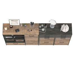 Две высоких тумбы для обуви и тумба-комод Трувор 098