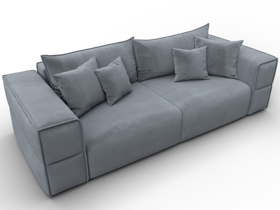 Диваны еврокнижки, Диван прямой Лига-058 НПБ, велюр TOWER