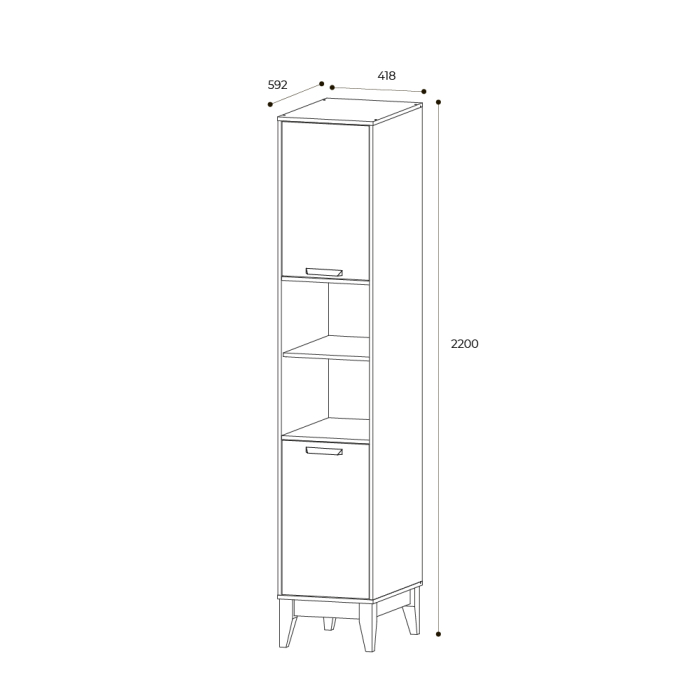 Стенки для гостиной, Гостиная Скандика. Комплект 1