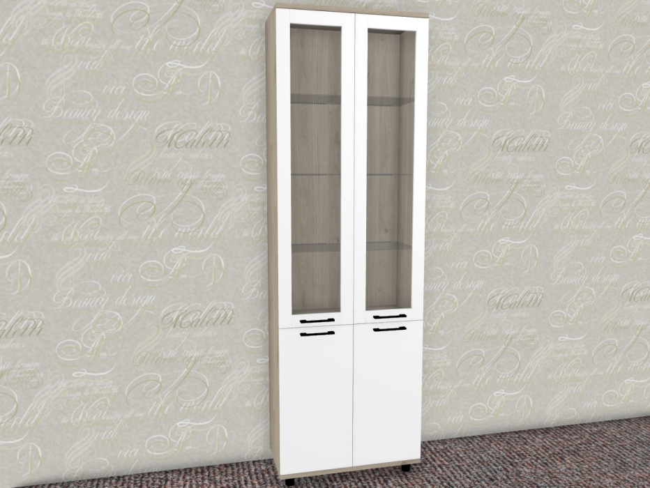 Шкафы двухстворчатые, Модульная система Грейс Шкаф ШК-5036  Гикори Джексон Светлый