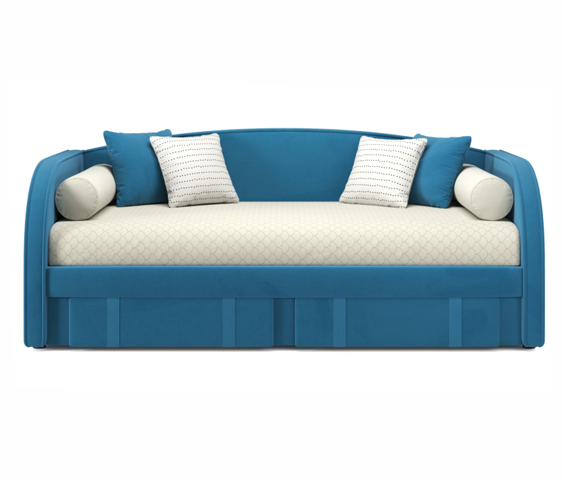 Кровати, Мягкая кровать Elda 900 с ортопедическим основанием и матрасом ГОСТ