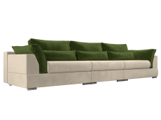 Диваны с ящиком для белья, Прямой диван Пекин Long, микровельвет