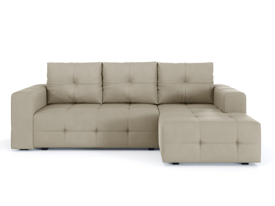 Диваны угловые в гостиную, Диван-кровать угловой Прадо, еврокнижка, велюр