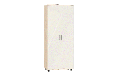 Шкафы двухстворчатые, Модульная система Грейс Шкаф ШК-5008  Ясень Асахи
