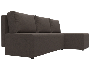 Диван угловой Поло правый угол, рогожка Амур