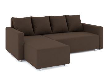 Диван-кровать угловой Челси еврокнижка, велюр