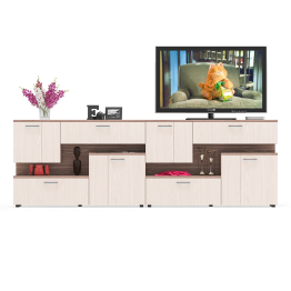 Широкая ТВ тумба Мебельный двор С1-1400
