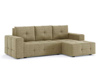 Диван-кровать угловой Прадо, еврокнижка, рогожка