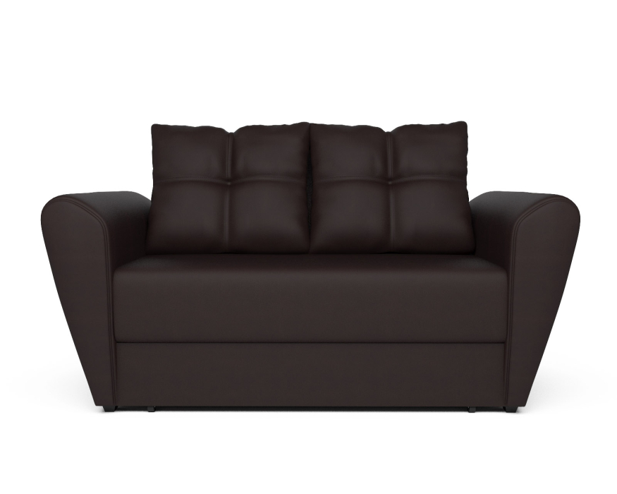 Диваны кровати со спальным местом, Диван прямой выкатной Квартет (Экокожа)