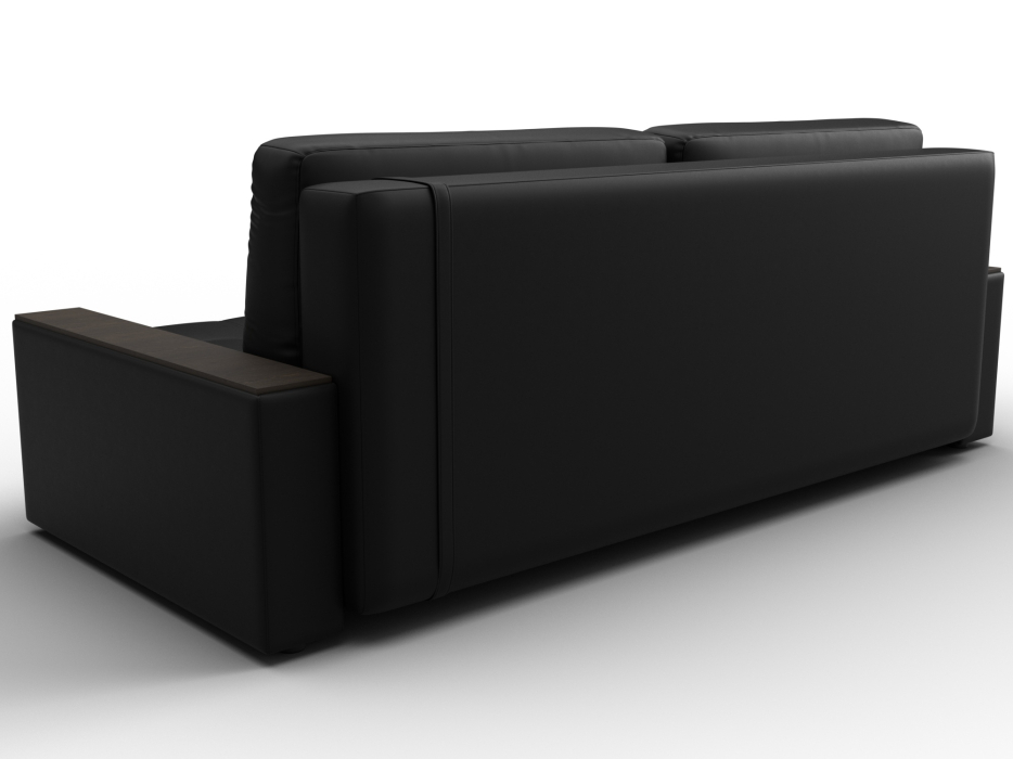 Диваны прямые, Диван прямой с декором Лига-096 НПБ, экокожа