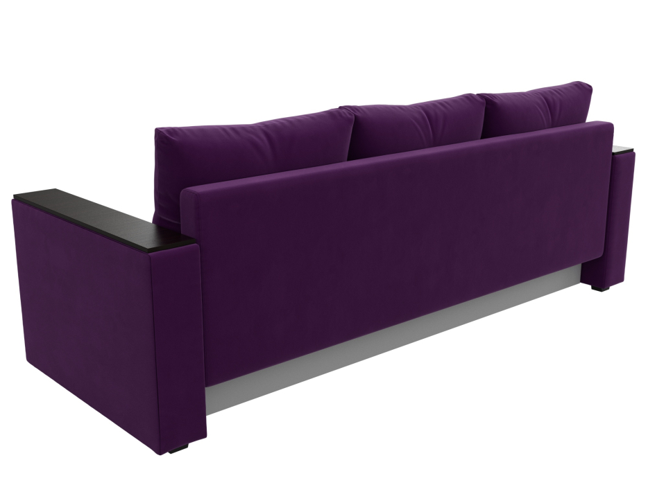 Диваны еврокнижки, Диван прямой Атланта без стола, микровельвет
