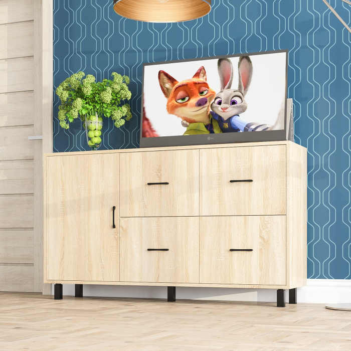 Комоды, Комод-тумба 4-ре ящика и дверка РВК 125-1504