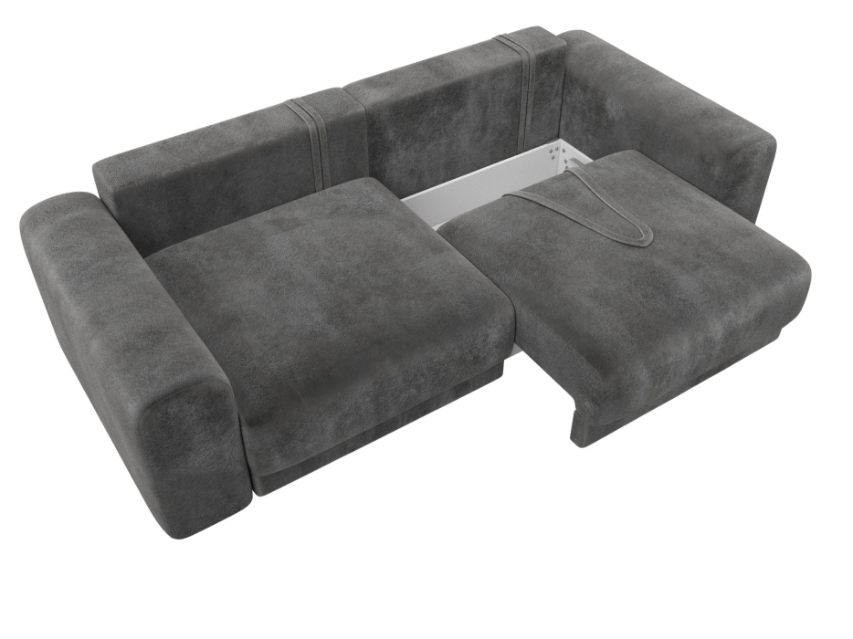 Диваны еврокнижки, Диван прямой Лига-056 НПБ, велюр TOWER