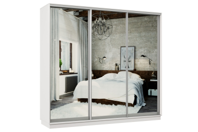 Шкаф-купе Премьер Лайт 60 (01;01;01) трехдверный